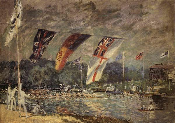 Alfred Sisley Regattas at Molesey oil painting picture